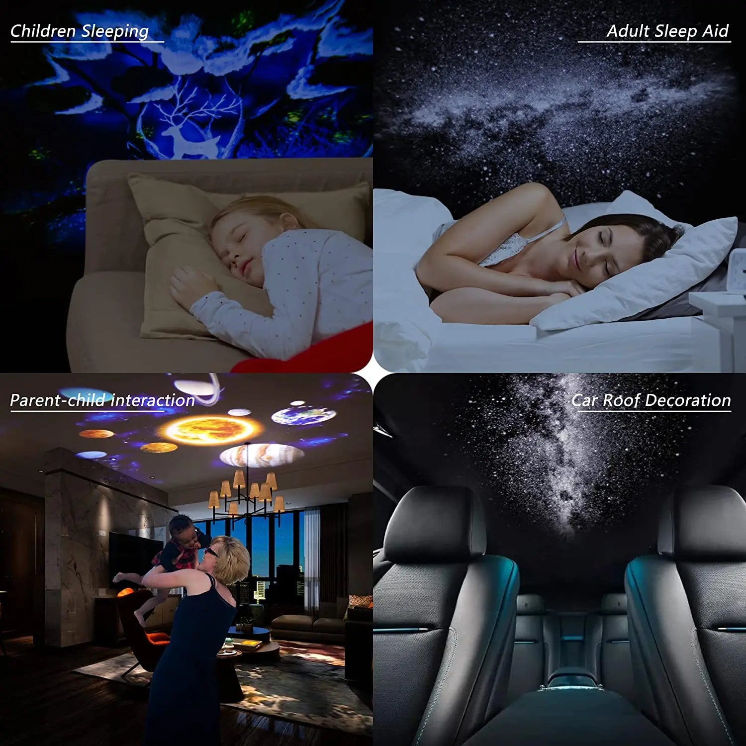 Hot Selling Starry Sky Planetarium Lamp 360° Rotate Galaxy Night Light Projector for Kids Room Valentine’s Gift Bedroom Decor