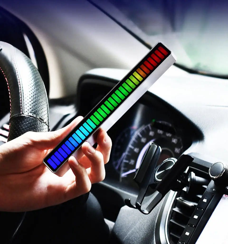 LED Ambient Light RGB Table Lamp Bluetooth Music Sync Night Light USB Rechargeable Desk Mood Light for Car PC Gaming Room Decor