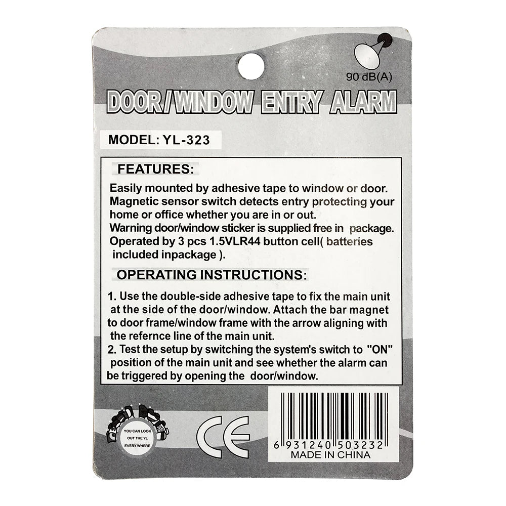 KERUI Door Window Sensor Independent Opening Magnetic Door Sensor 90db Wireless Security Alarm