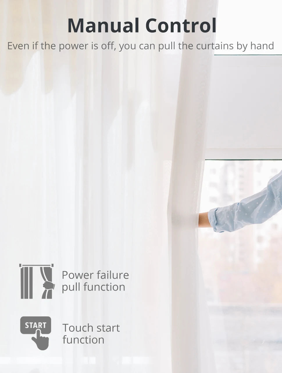 Zemismart Matter Over Thread Smart Curtain Motor Google Home App Samrtthings App Control Automatic Curtain System