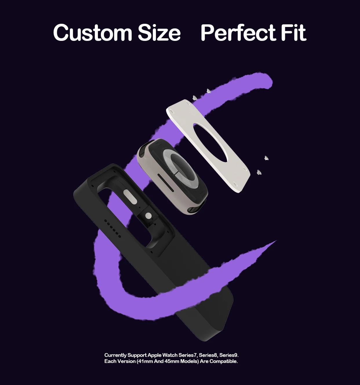 3D Print For iWatch Pod Protective Case Support Iwatch Expands IPod For iWatch Series 7/8/9/10 For Apple Watch Accessories