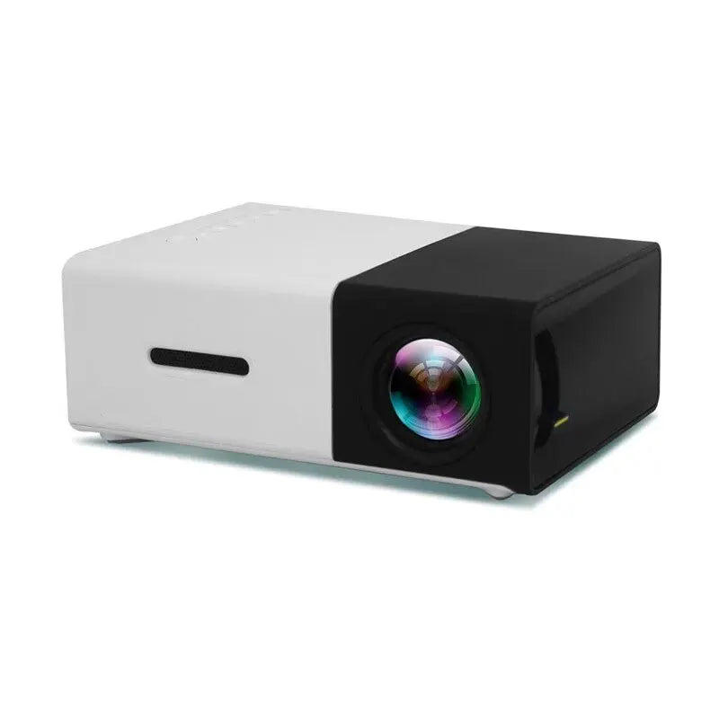 YG300 Mini Projector LED Yg300 Upgraded Version 1000 Lumen 320x240P HDMI-compatible USB Audio Home Media Player Beamer
