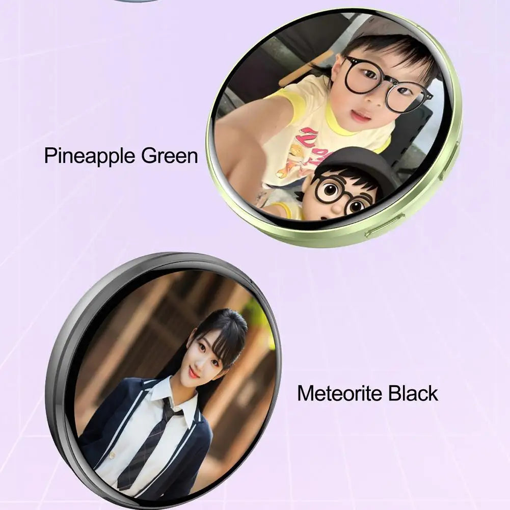 Anime E-Badge Display Pin 1.7 Inch Touch Screen LED Button Touchscreen E-Ink Photo Frame With Video Playback