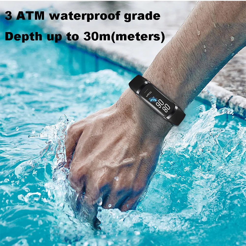 AMOLED Smartwatch Body Temperature Monitor Fitness Clock Sports 3ATM Waterproof Men Smart Watch Band for Women IOS Android 2025