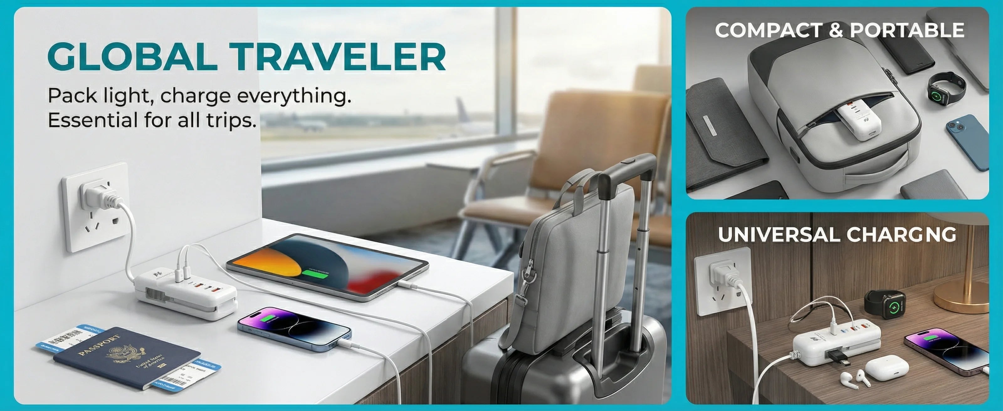 USB Charger PD Type C Fast Charge Quick Wall Chargers Multiport USB Hub Adapter Mobile Phone EU/US Plug USB Type C Quick Charger