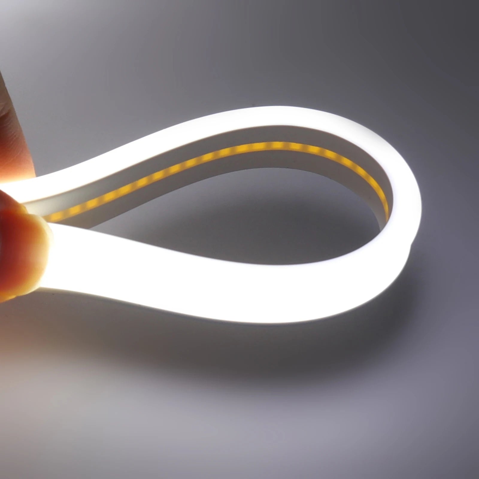 LED Strip COB Neon Light 12V 24V Front+Side Glow Flexible COB LED Tape 320LEDs High Density Linear Light Waterproof LED Ribbon