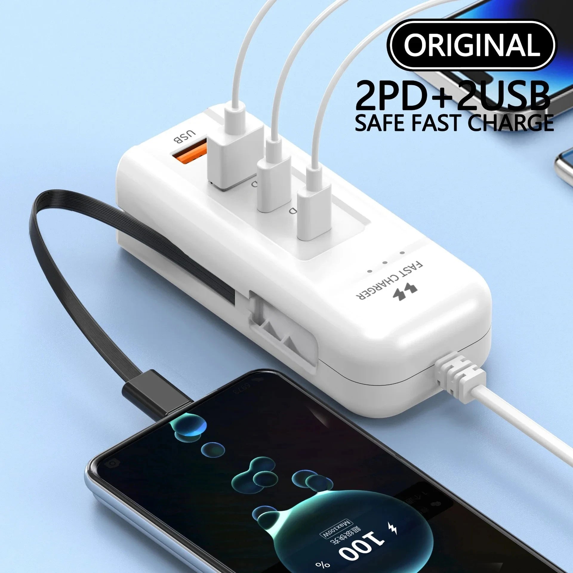 USB Charger PD Type C Fast Charge Quick Wall Chargers Multiport USB Hub Adapter Mobile Phone EU/US Plug USB Type C Quick Charger