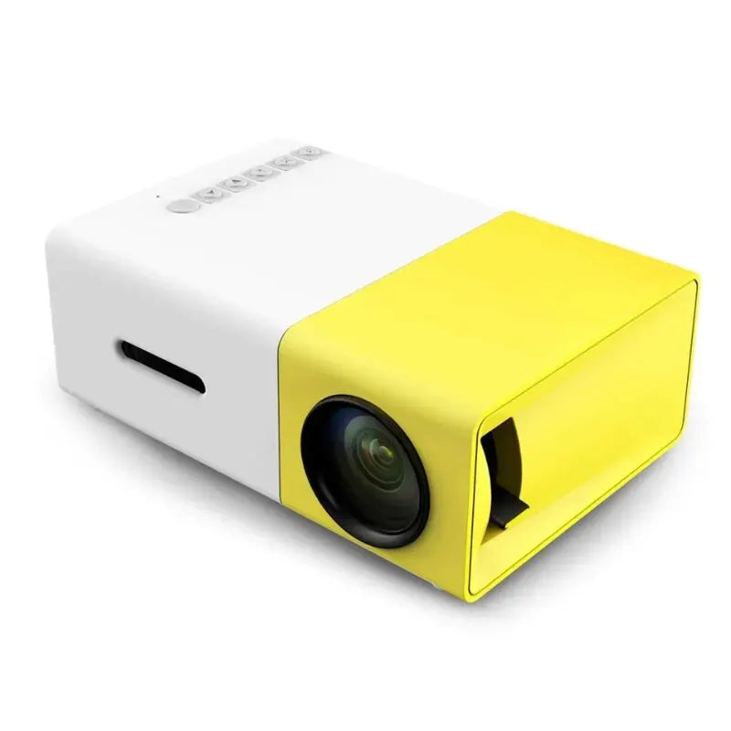 YG300 Mini Projector LED Yg300 Upgraded Version 1000 Lumen 320x240P HDMI-compatible USB Audio Home Media Player Beamer