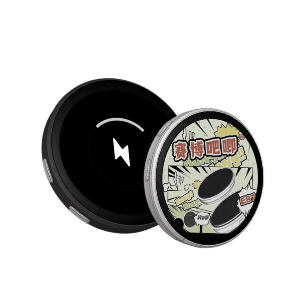 Anime E-Badge Display Pin 1.7 Inch Touch Screen LED Button Touchscreen E-Ink Photo Frame With Video Playback