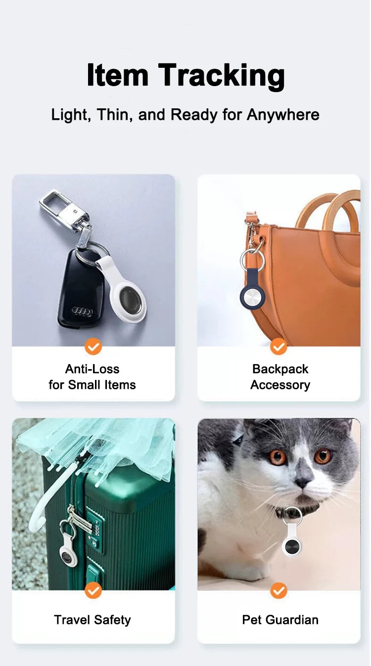 Work With Android Find Hub Bluetooth Gps Tracker Google Find My Airtag Keychain Smart Tag Smart Life Security Alarm free Shippin