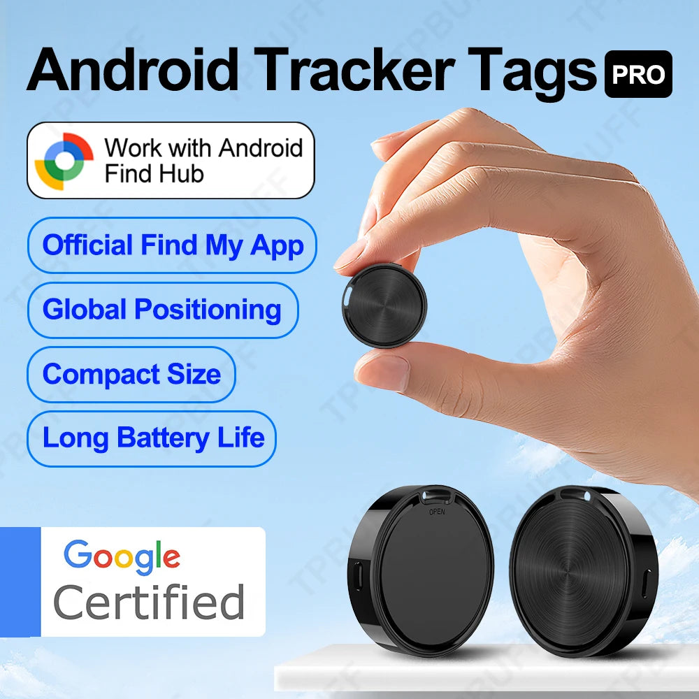 Work With Android Find Hub Bluetooth Gps Tracker Google Find My Airtag Keychain Smart Tag Smart Life Security Alarm free Shippin