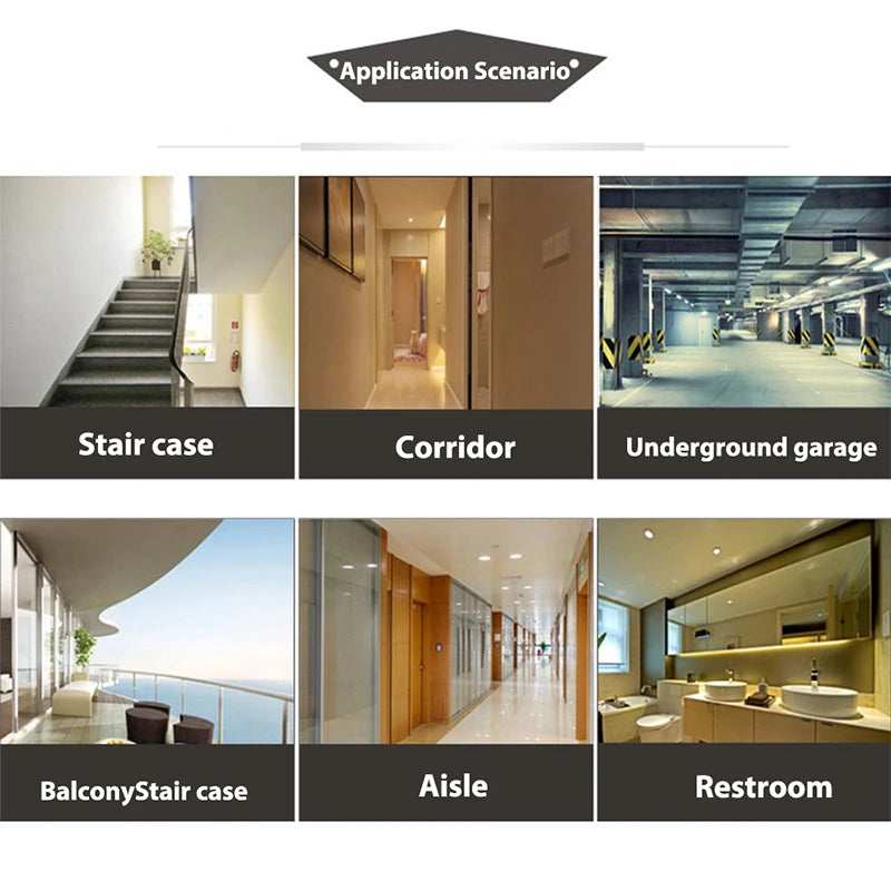 Sound Sensor LED Bulb Voice Light Control Garage Lamp E27 AC220V Cold White 6500K For Stair Pathway Warehouse Graden