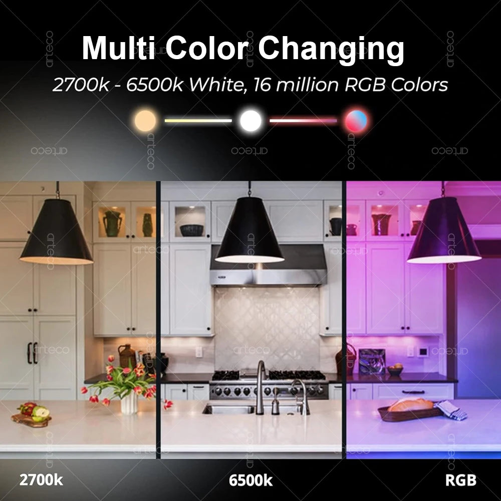 EWelink E27 E14 GU10 Smart Bulb WiFi Zigbee,Dimmable Led Light Bulb RGB CW Lamp Works With Alexa Amazon Google Home Yandex Alice