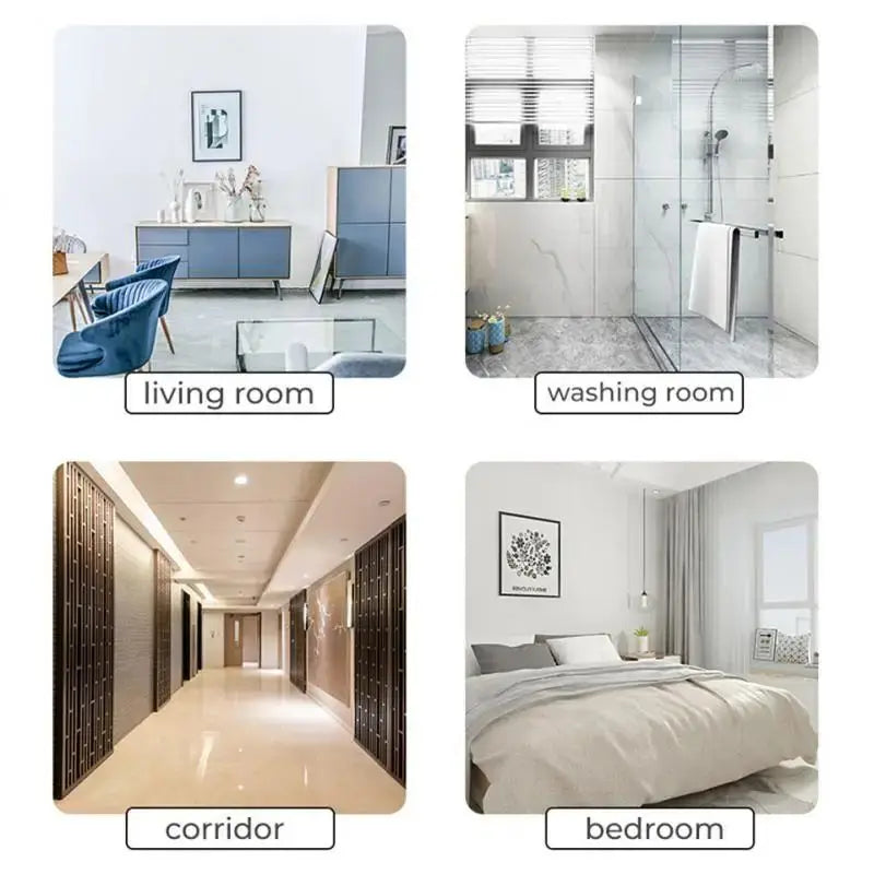 Wall Smart Light Switch Infrare IR Sensor No Need Touch EU Glass Screen Panel Electrical Power Auto On Off Lamp