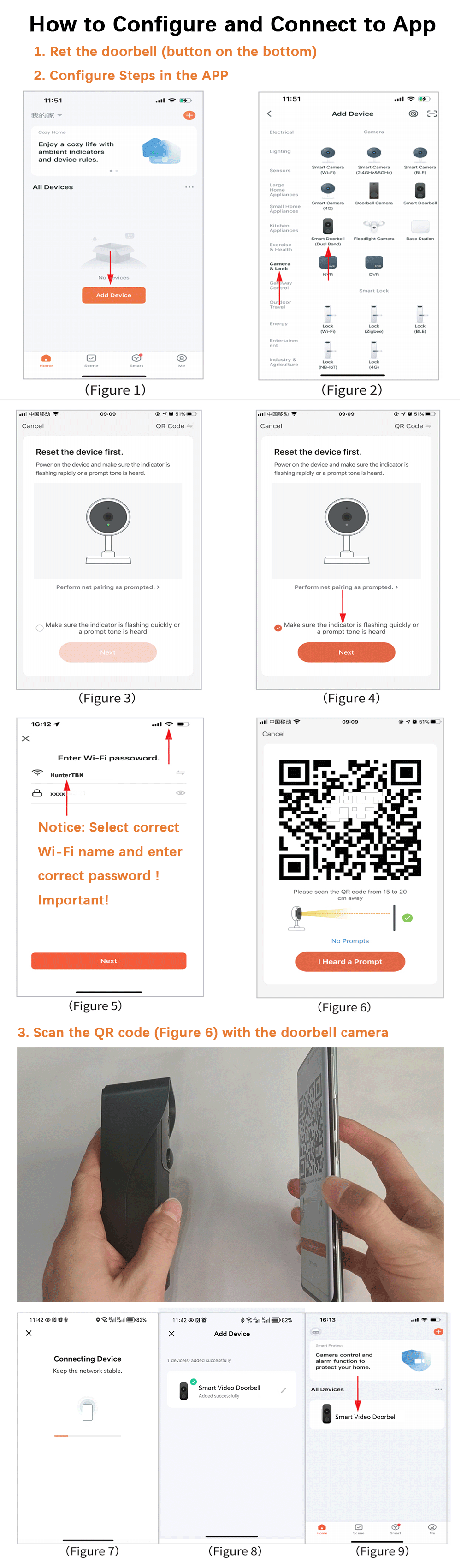 5G 2.4G WiFi Video Doorbell 1080P Tuya Smart Outdoor Wireless Intercom Waterproof Wireless Camera Ringing Bell