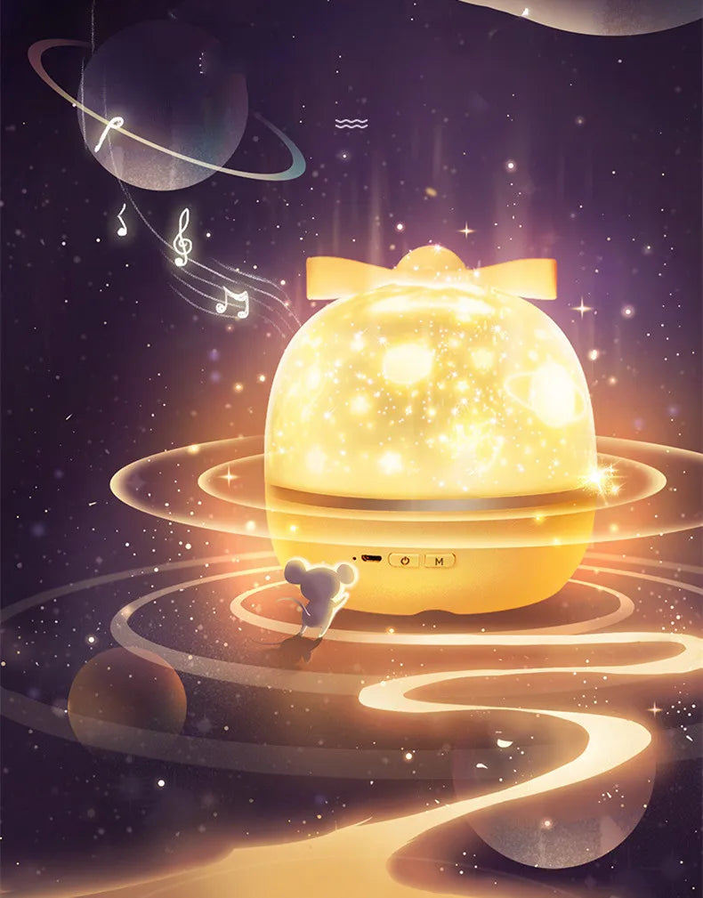 Kids Gift Projector Night Light Rechargeable 360 Adjustable Design Bedroom Nebula Galaxy Projector Lights Christmas Birthday