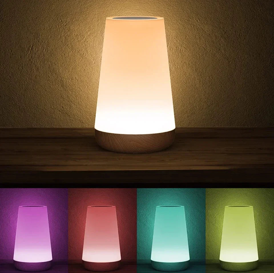 Tuya Wifi LED Smart Night Lights Dimmable Touch Table Lamp RGB Table Bedside Lamp Voice APP Control Google Home Alexa Smartlife