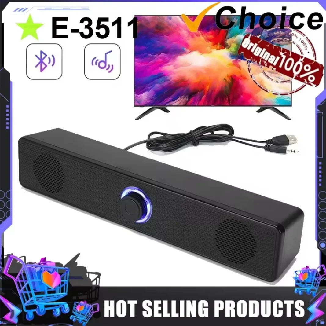 K2852 Series Home Theater Sound Svstem BT 3D Surround Soundbar PC Speaker For TV Soundbar Box Subwoofer Stereo Music Box