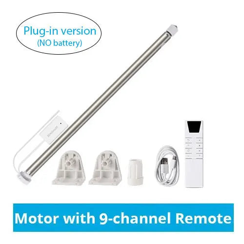 Zemismart Zigbee Roller Shade Blinds Motor for 17 25 28mm Tube Smart Electric Curtain Engine Works with Tuya Alexa Google Home