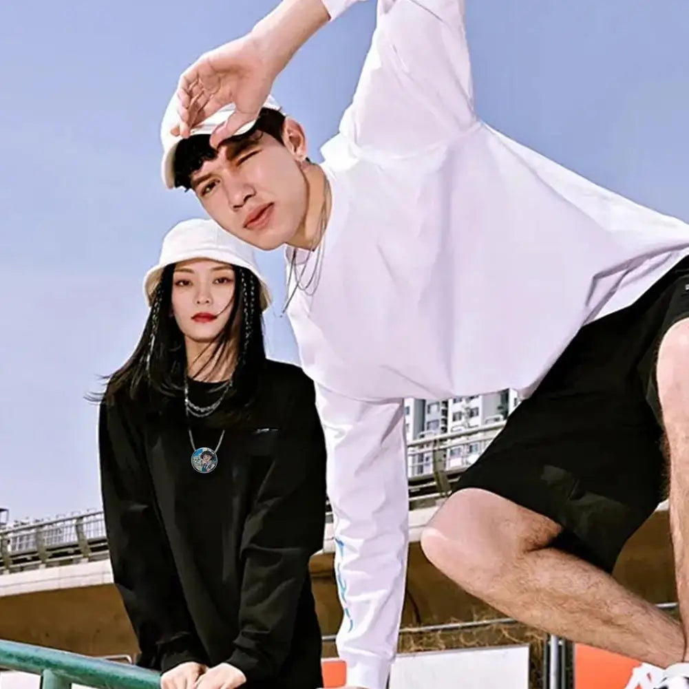 Anime E-Badge Display Pin 1.7 Inch Touch Screen LED Button Touchscreen E-Ink Photo Frame With Video Playback