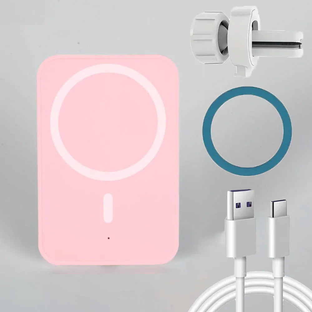 Magnetic Wireless Car Charger Air Outlet Phone Holder for iPhone17  16 15 14 13 12 Pro Max Fast Wireless Car Charging Station