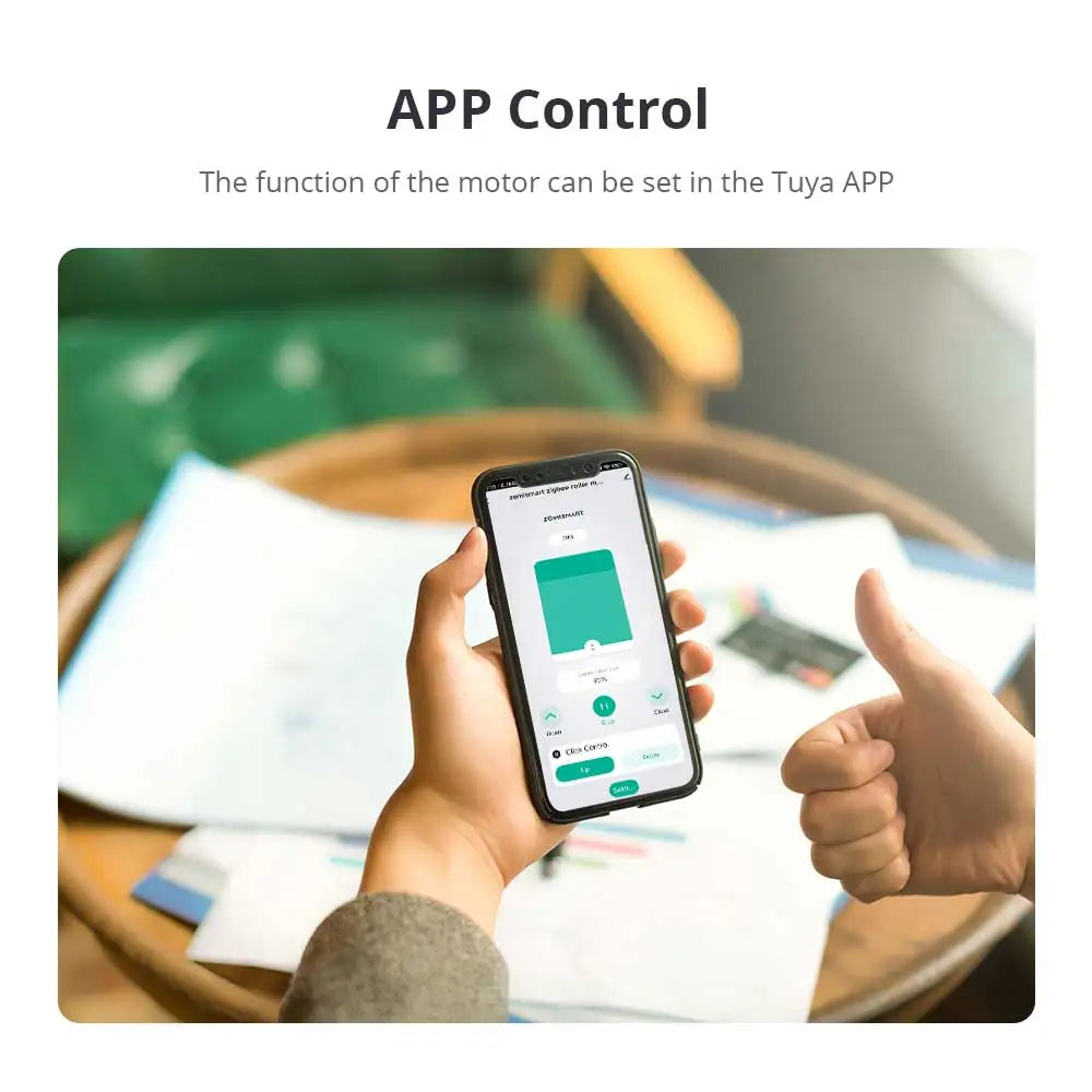 Zemismart Zigbee Roller Shade Blinds Motor for 17 25 28mm Tube Smart Electric Curtain Engine Works with Tuya Alexa Google Home