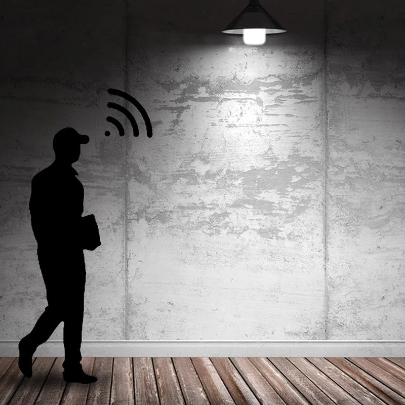 Sound Sensor LED Bulb Voice Light Control Garage Lamp E27 AC220V Cold White 6500K For Stair Pathway Warehouse Graden