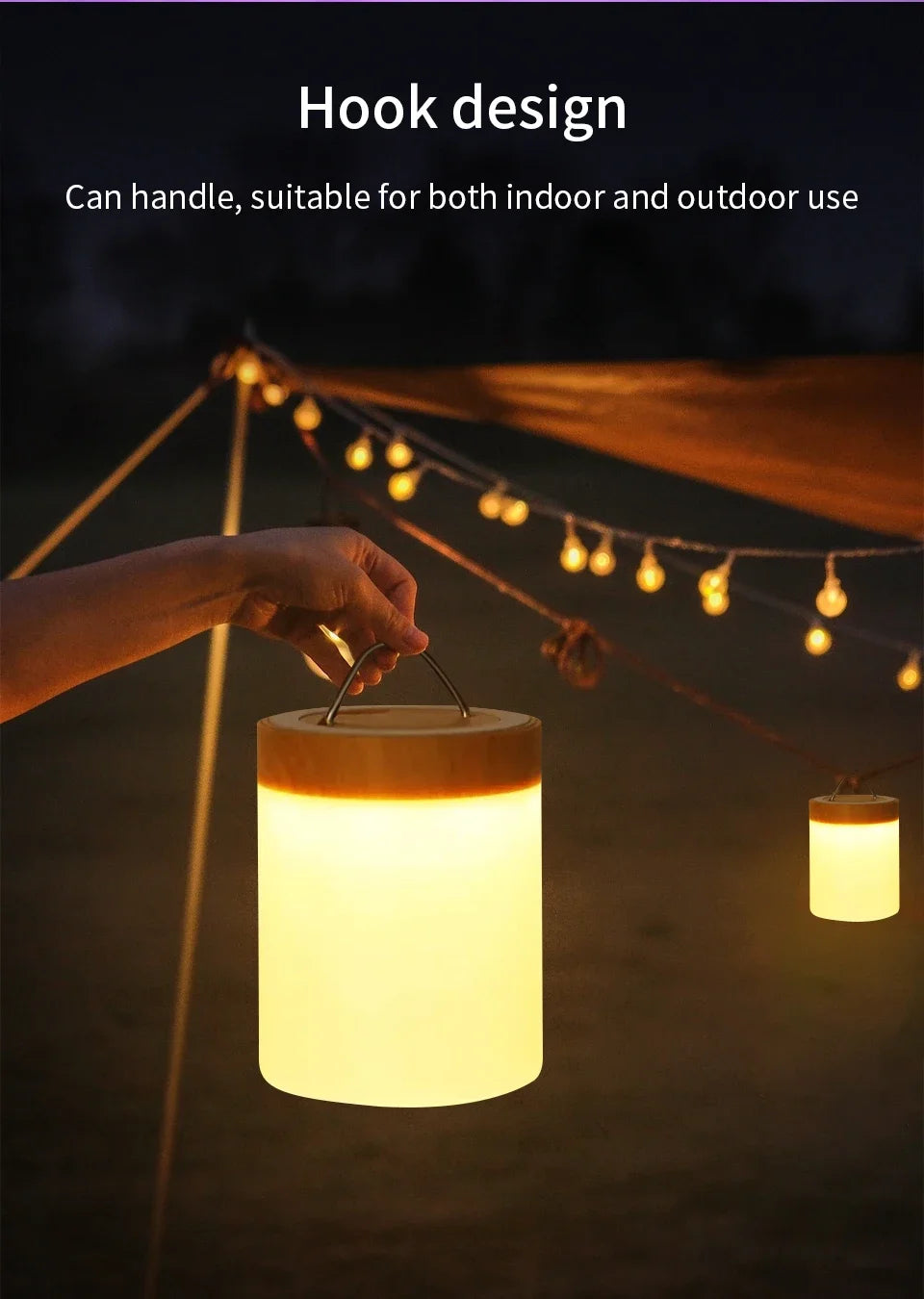 Touch Bedside Table Lamp RGB USB Rechargeable Night Light NightStand Desk Lamp Bedroom Decoration Kids Gift Dining Table Light