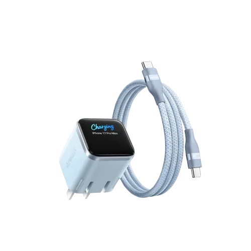 Anker Nano Smart 45W Type C Charger Fast Charging Compact and Foldable Plug USB C Charger Block for iphone 17 and more