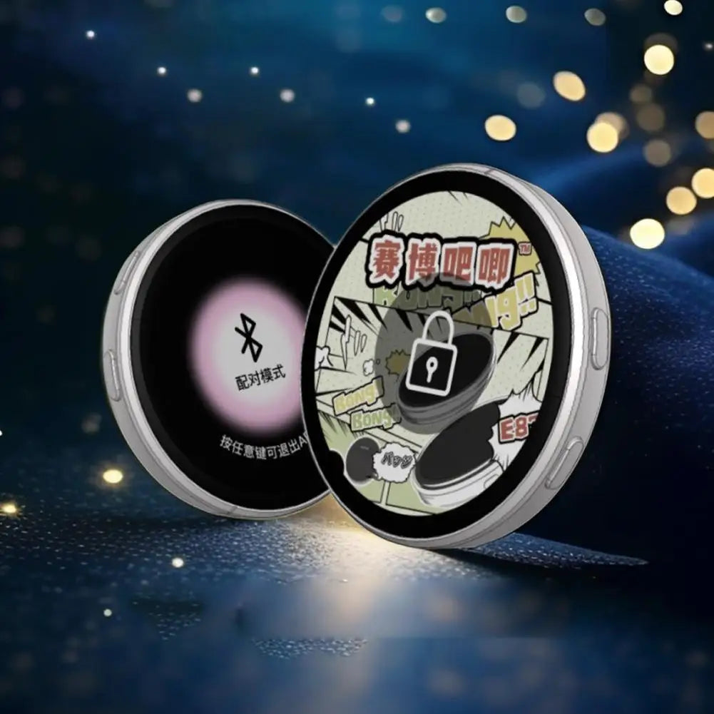 Anime E-Badge Display Pin 1.7 Inch Touch Screen LED Button Touchscreen E-Ink Photo Frame With Video Playback