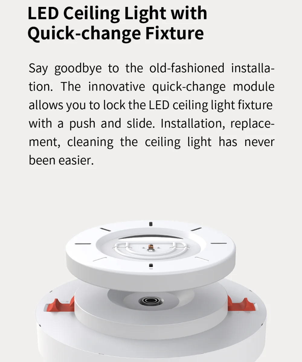 Global version Yeelight Smart LED Ceiling Light PRO Wifi Connection 2700-6500K Dimmable Smart Voice Control For Apple Homekit