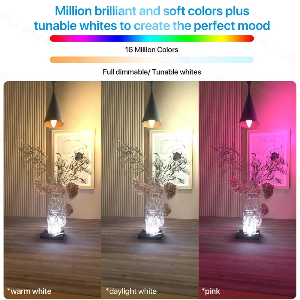 Ewelink E14 Smart Wifi Led Light Bulb Zigbee RGBCW Candle Lamp Works With Alexa Amazon Google Home Yandex Alice Smartthings