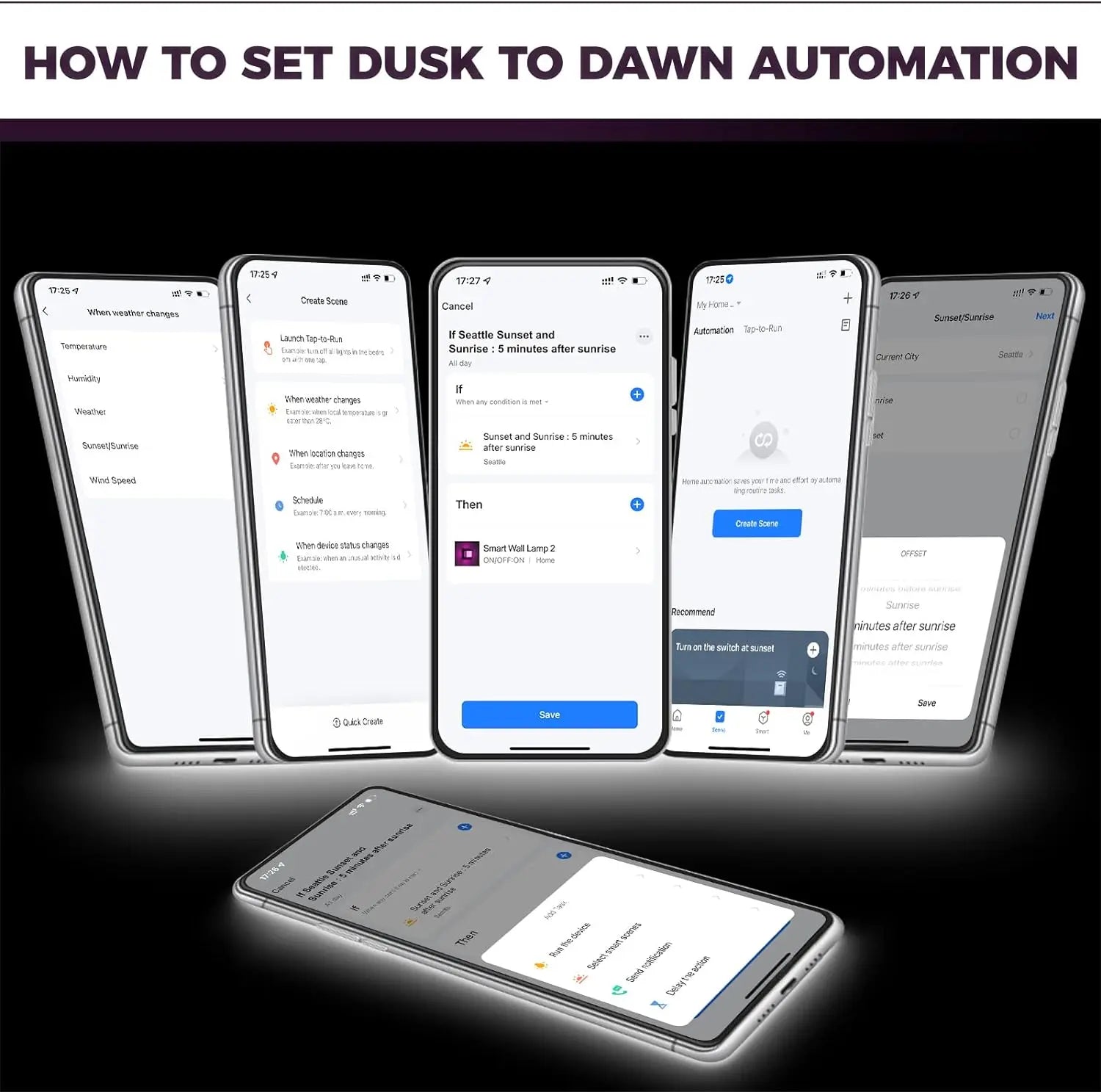 WIFI Smart LED Wall Lamp Outdoor Light Fxiture 20W 2700k-6500k Waterproof RGBICW Color Voice Control Work With Alexa Google