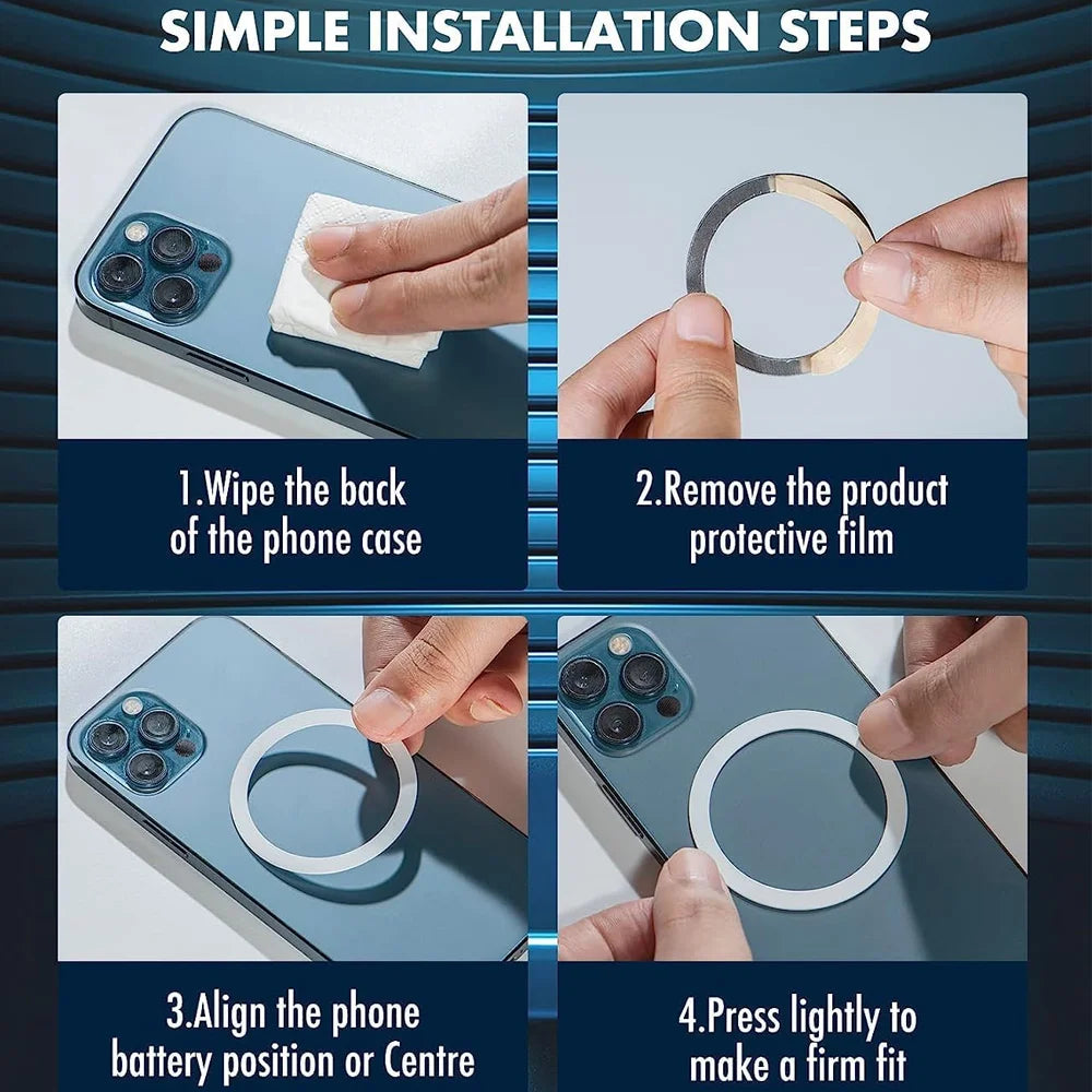 Magnetic Wireless Car Charger Air Outlet Phone Holder for iPhone17  16 15 14 13 12 Pro Max Fast Wireless Car Charging Station