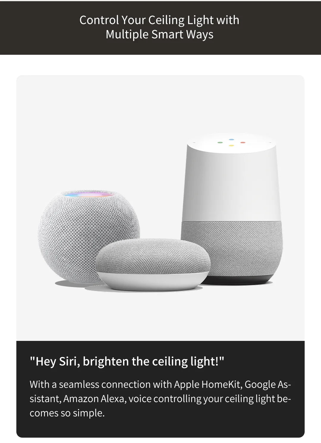 Global version Yeelight Smart LED Ceiling Light PRO Wifi Connection 2700-6500K Dimmable Smart Voice Control For Apple Homekit