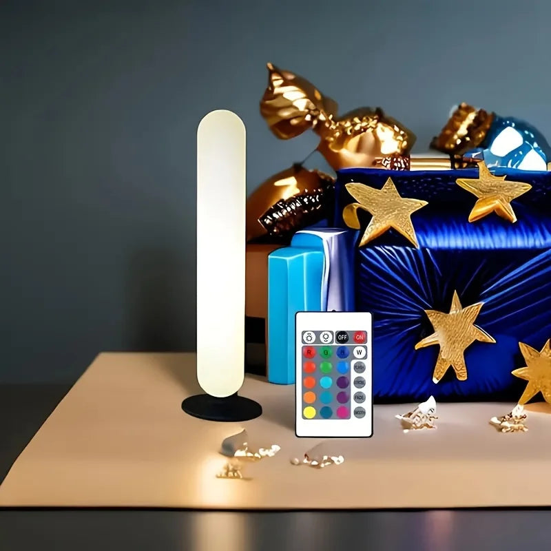 1/2pc LED Desktop Smart RGB Light Bars with Remote 16colors USB Plug Night Light for Gaming Desk Office Party TV Background Gift