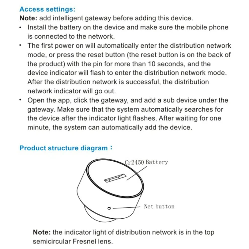 Zigbee Mini PIR Motion Sensor Human Motion Infrared Detector Security Alarm Work With Alexa Google Home Zigbee2MQTT Need Gateway