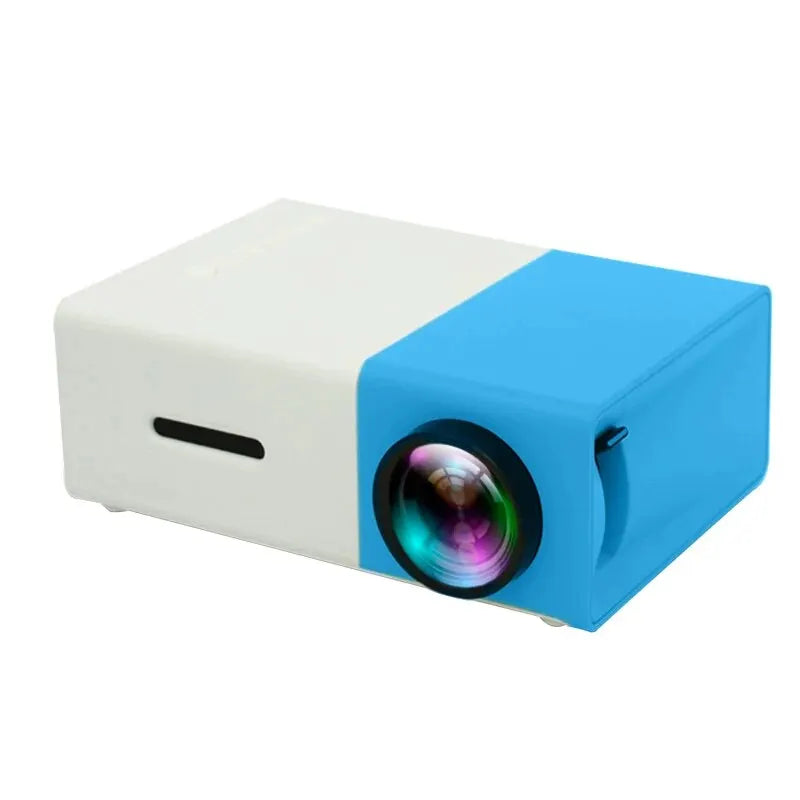 YG300 Mini Projector LED Yg300 Upgraded Version 1000 Lumen 320x240P HDMI-compatible USB Audio Home Media Player Beamer