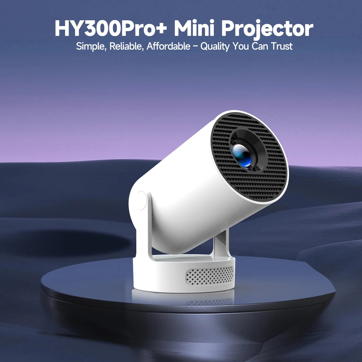 Magcubic HY300 Pro + Projector 4K 720P With 5W Speaker Android 11 8000 Lumens WiFi 6 BT5.4 Outdoor Video Home Theater Projector
