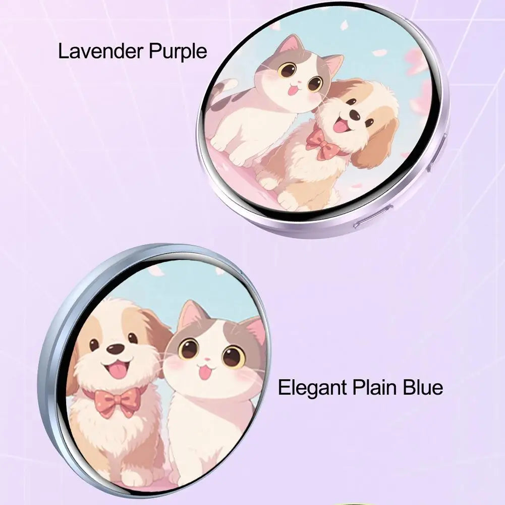 Anime E-Badge Display Pin 1.7 Inch Touch Screen LED Button Touchscreen E-Ink Photo Frame With Video Playback