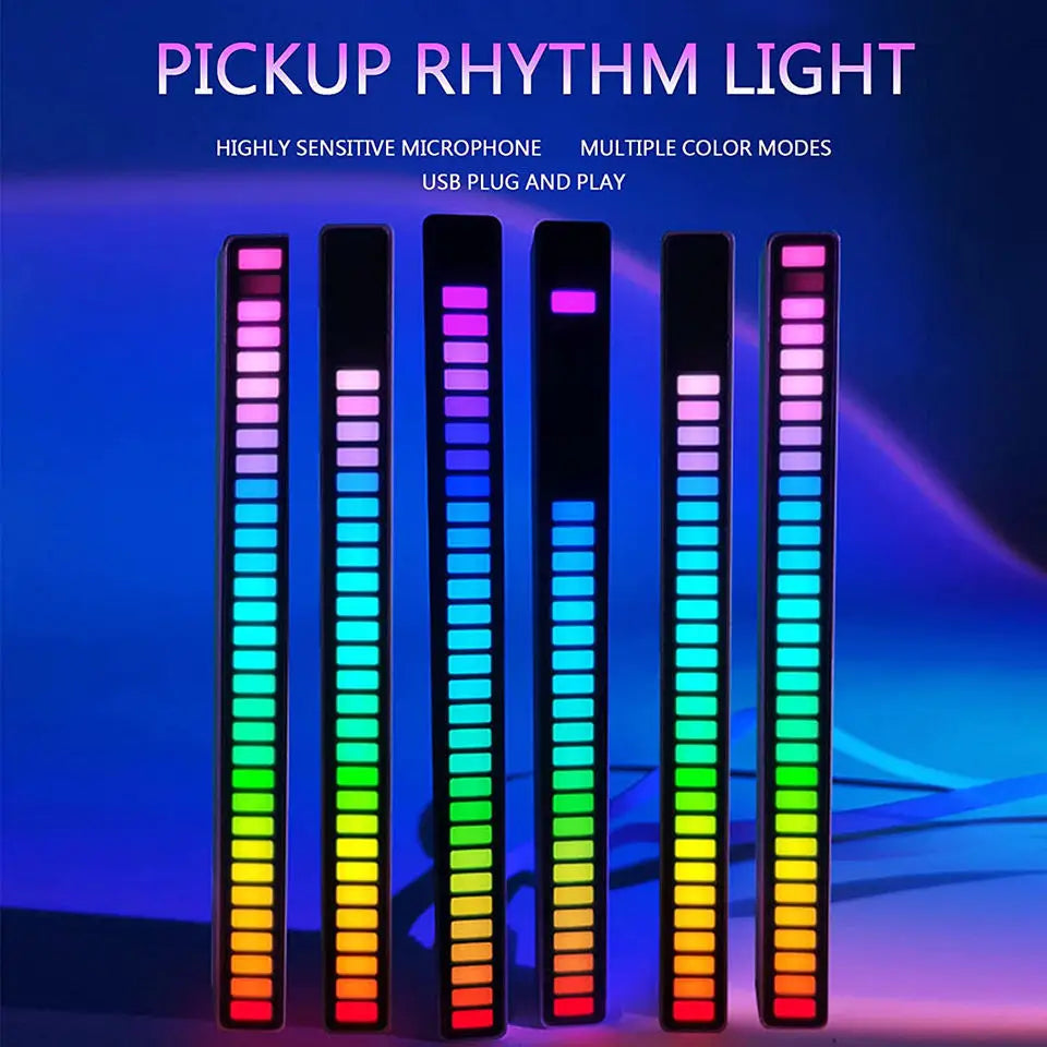 LED Ambient Light RGB Table Lamp Bluetooth Music Sync Night Light USB Rechargeable Desk Mood Light for Car PC Gaming Room Decor