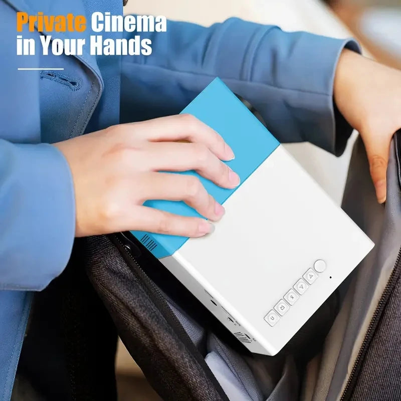 Ultra high definition projector for home bedroom wall projection, home cinema with mobile phone screen projection, TV office