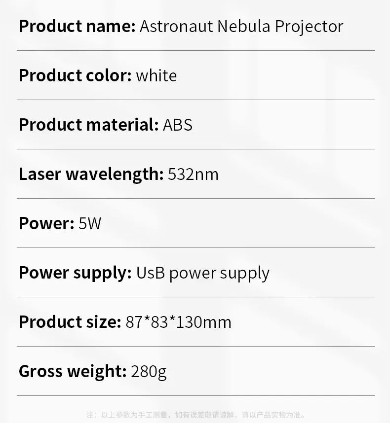 Astronaut LED Star Projector Night Light Galaxy Projectors for Home Bedroom Room Decorative Children Kids Gift Starry Sky Lamp