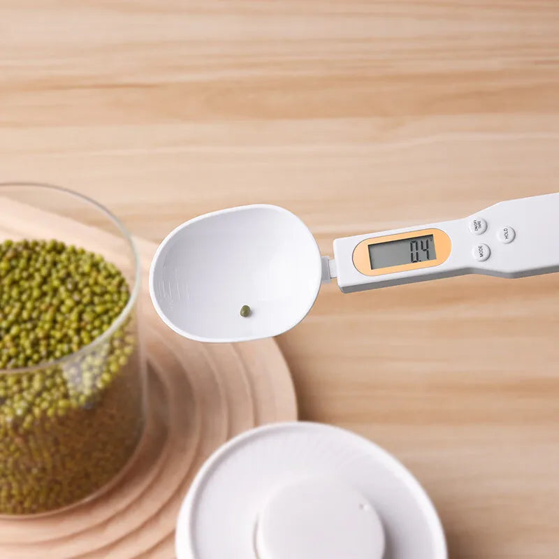 LCD Digital Measurement Adjustable Weighing Spoon Kitchen Scale Electronic Measuring Spoon Coffee Powder Scale Baking Scale