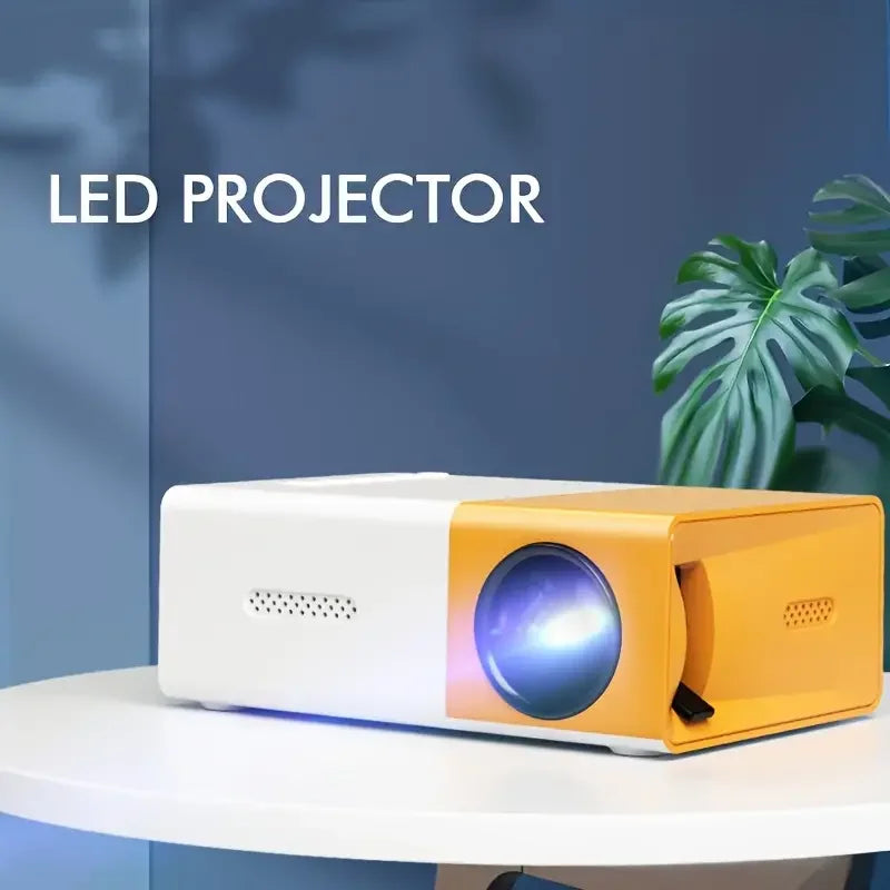 Ultra high definition projector for home bedroom wall projection, home cinema with mobile phone screen projection, TV office