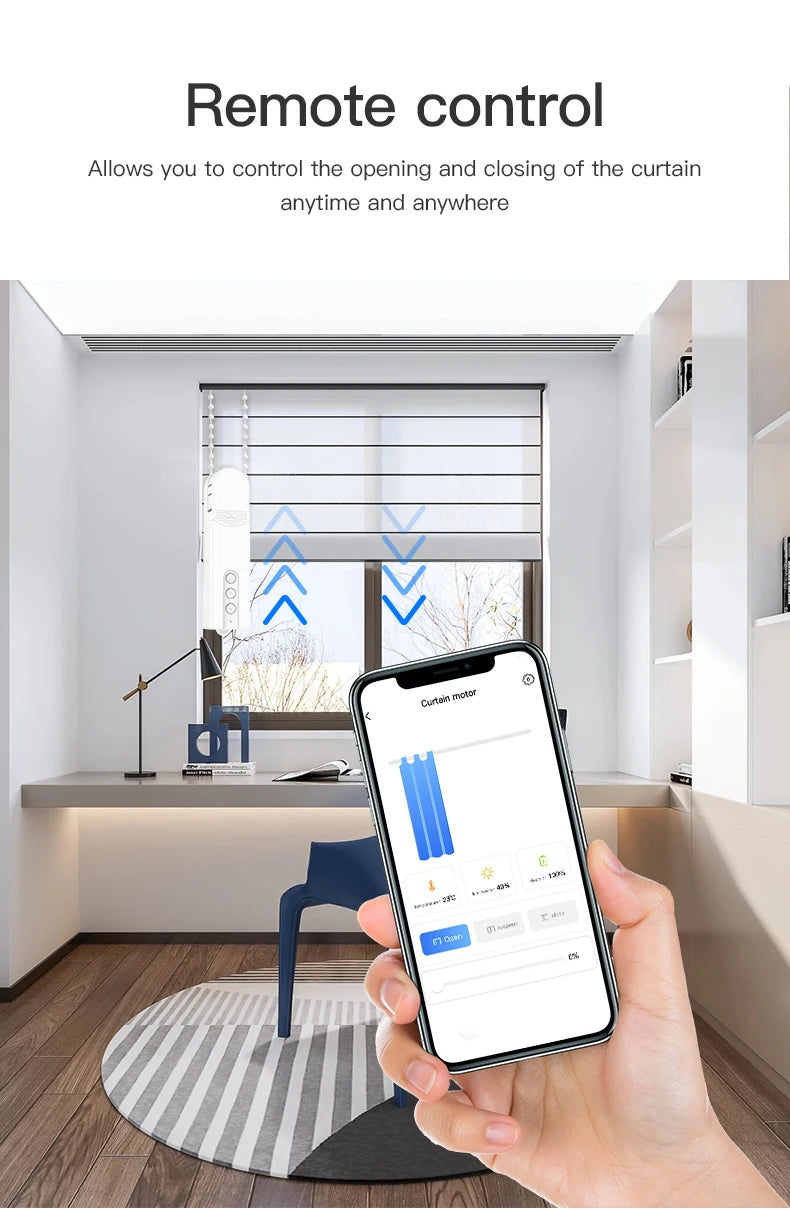 Tuya Smart Blind Motor USB Wifi  Automatic Electric Roller Shutter Shadows App Control Lifting Curtain Opening Closing Driver