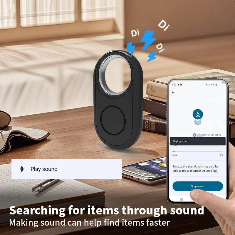 GPS Tracker for Samsung Xiaomi Android Work with Google Find Hub Bluetooth Locator Finder Global Positioning Anti-lost Smart Tag