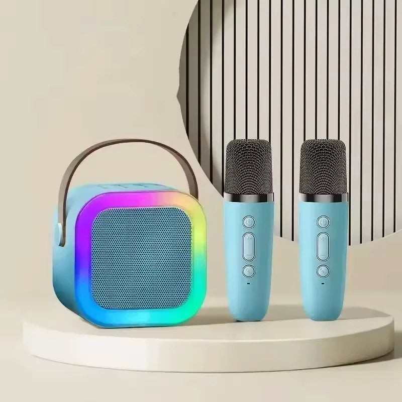 Karaoke Wireless Portable Bluetooth Speaker With Microphone Machine Mini Lamp Caixa De Som Sound Box Music Small Blootooth Mp3