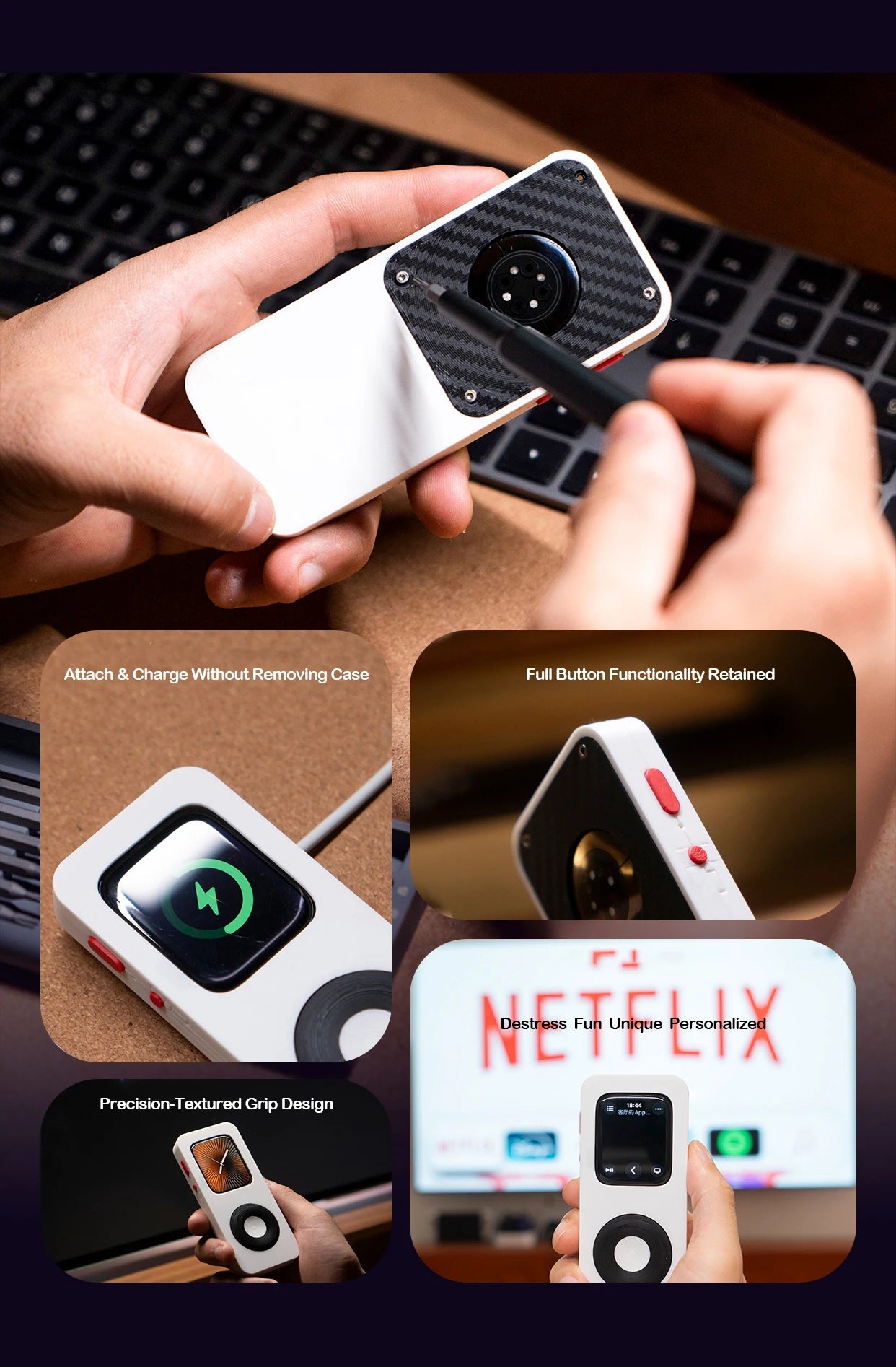 3D Print For iWatch Pod Protective Case Support Iwatch Expands IPod For iWatch Series 7/8/9/10 For Apple Watch Accessories