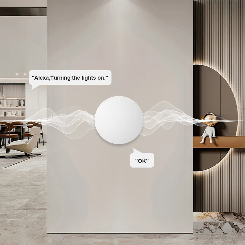 Tuya Zigbee Smart Wireless Button Switches Smart Life Intelligent Scene Linkage Switch Support Google Home Alexa Voice Control